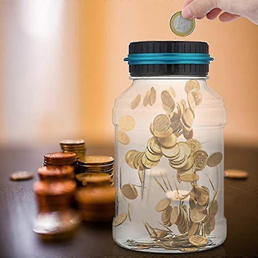 Digital Counting My Jar,big Piggy Bank,piggy Bank For Kids,piggy Bank Digital Counting Bank,my Saving Jar,holds Over In 800,ed - Ri