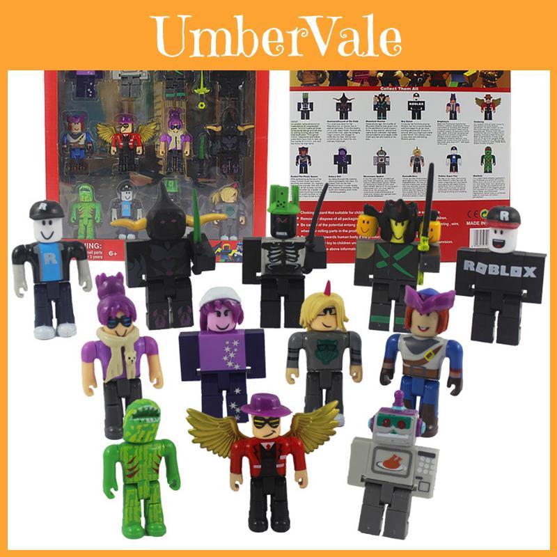 Neues 12er-Set Roblox Spielcharakter Zubehör Mini Actionfiguren Puppen Kinderspielzeug Geschenk