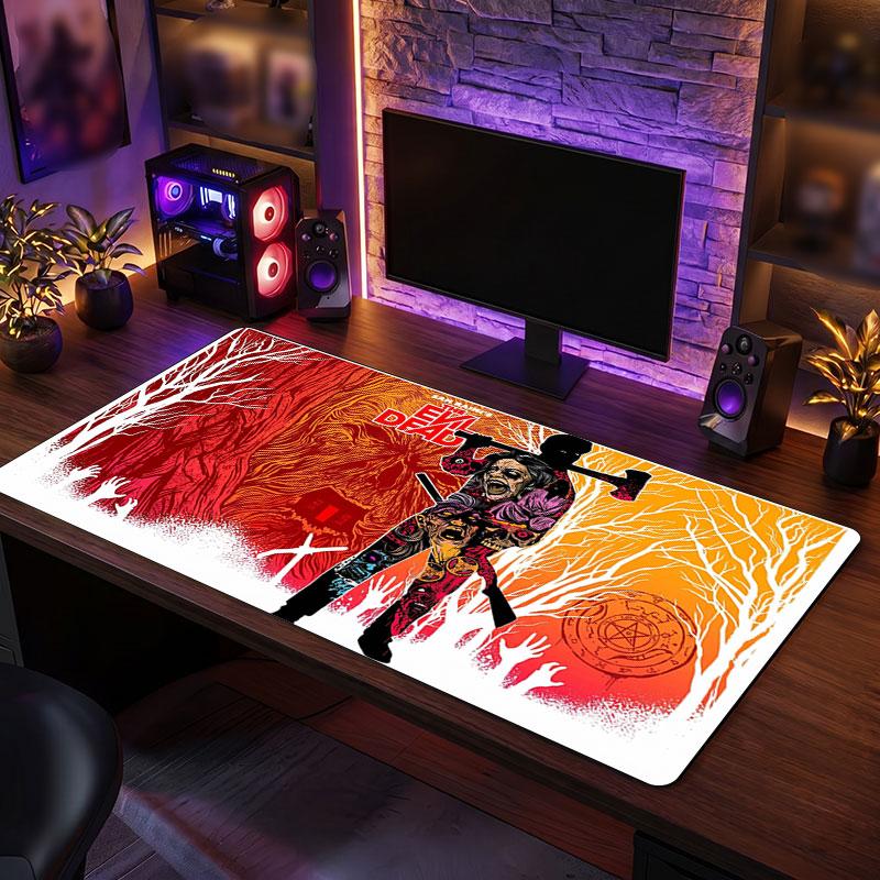 Big Mouse PadEvil Dead Ash Williams Extended Soft Desk Mat Gaming Office Computer Table Decor Mat