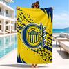 Rosario Central Crest Beach Towel, Quick-drying, Easy to Care for, Suitable for Both Fitness and Beach Vacations,Sports Essential