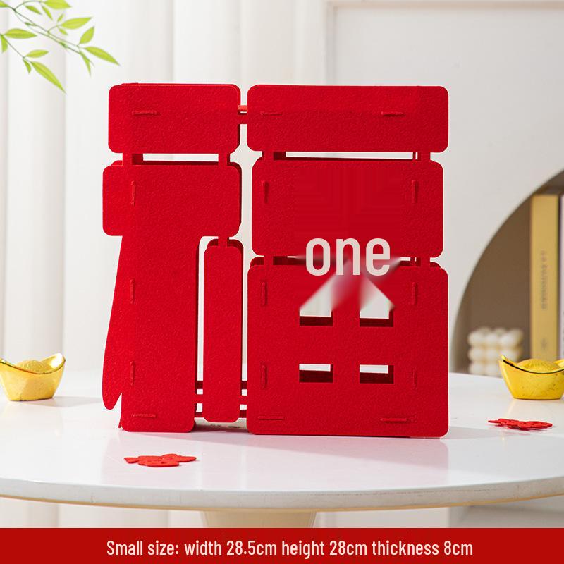 2026 Year of the Horse 3D Fu Character Desktop Decoration for New Year Atmosphere.