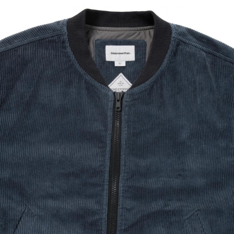 ThIs Is Never That Gore Tex Windstopper Cord Jacket Navy