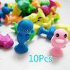 Sucker Small Monster Toys Mini Suction Cup Kids Cartoon Animal Action Figures 10pcs