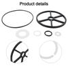 Diverter Gasket Multiport Valve Pool Maintenance Fits Various Models Reliable Valve Replacement Rubber Construction