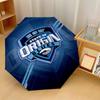 NSW Blues Print Auto 8?Ribs Folding Umbrella Wind Resistant Lightweight Automatic Umbrella For Daily Travel