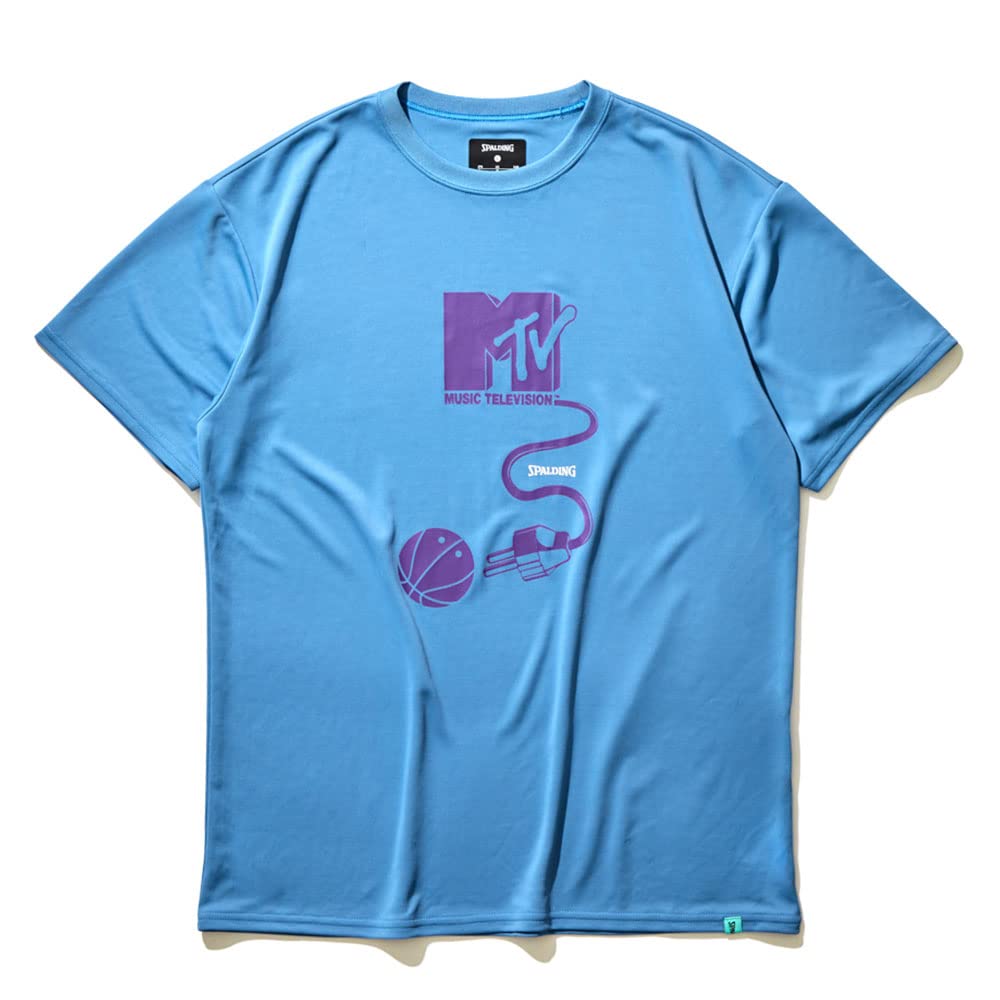 

Spalding MTV Unplugged Basketball T-Shirt, Rusty Blue, Size M, SMT22150M