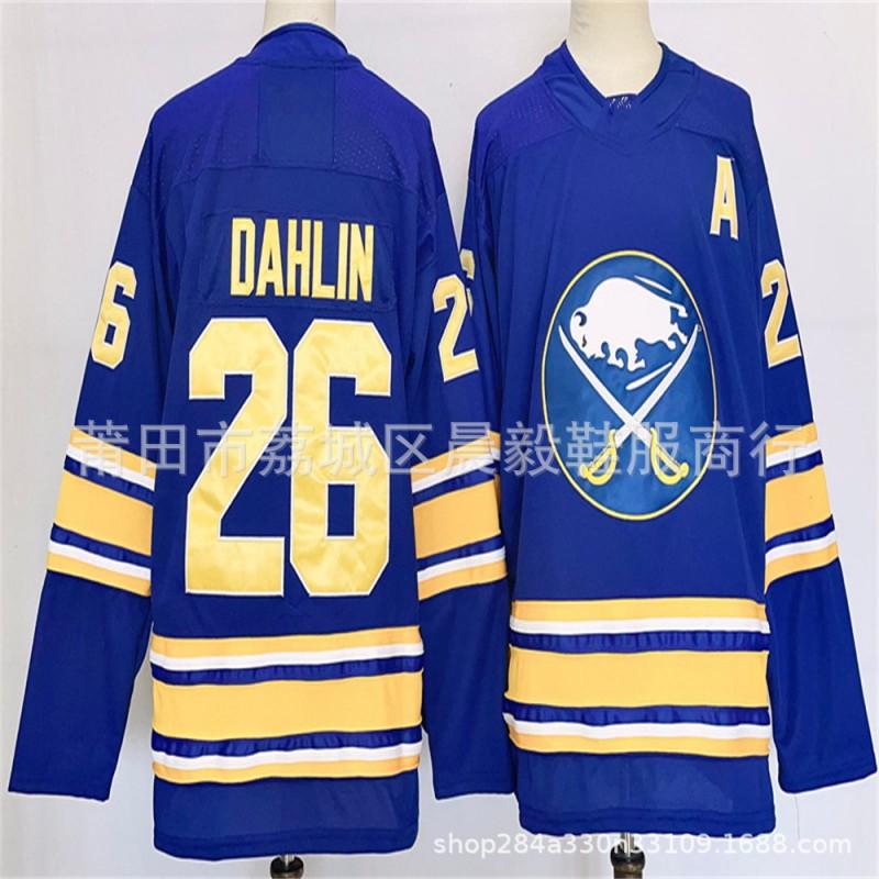 Camiseta de Hockey sobre Hielo Buffalo Sabres Dahlin 26 Tuch 89 Ropa para Aficionados Adulto Unisex Ropa Deportiva de Equipo