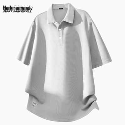 Men's Breathable Waffle Knit Polo Shirt
