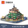 1392pcs World Architecture Series Normandy Mont Saint-Michel Model Building Blocks Display Piece France Manche Assembly Kit
