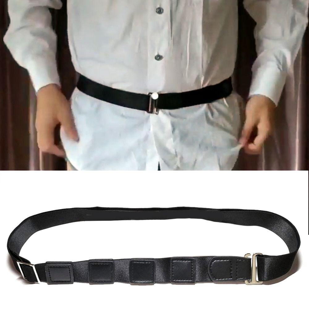 Universal Adjustable Shirt Stay Belt Elastic Non-slip Shirt Fixed Holder Keep Shirt Tucked in For Men Women