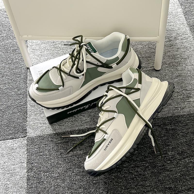 Casual Niche Old Shoes Men 'S Fashion Trend Casual Shoes Thick Bottom Wear -Resistant Sports Men 'S Shoes Breathable Light Shoes