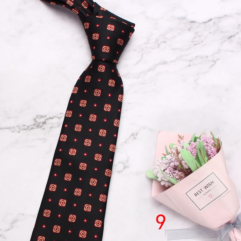 Rael Business Series Tie 8Cm Polyester Silk Business Suit Jacquard Tie Bulk Tie