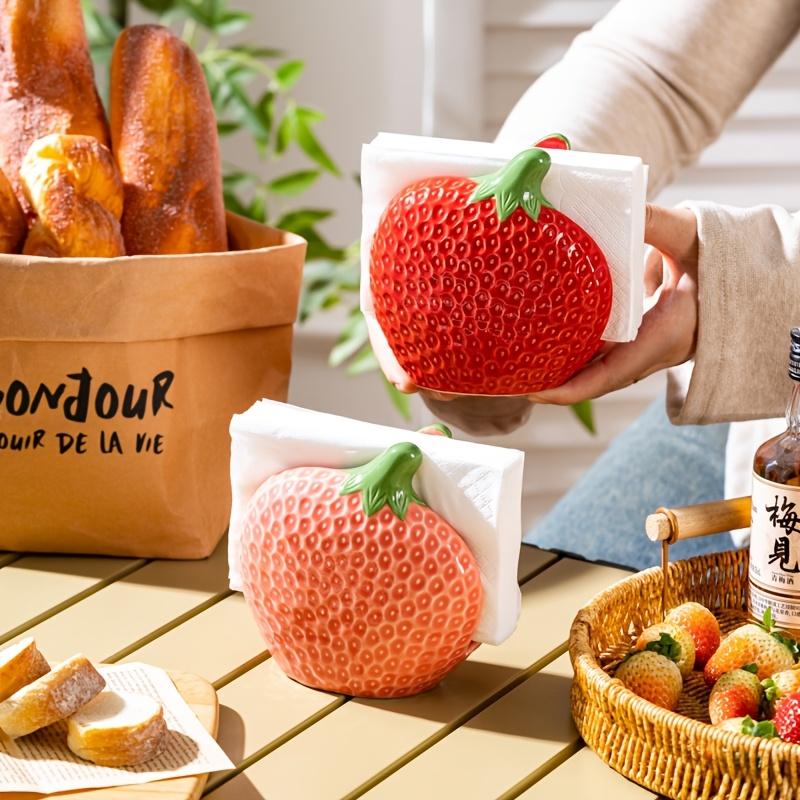 Restaurant Countertop Desktop Creative Paper Towel Holder Napkin Insert Tablecloth Storage Box Ceramic Napkin Rack New