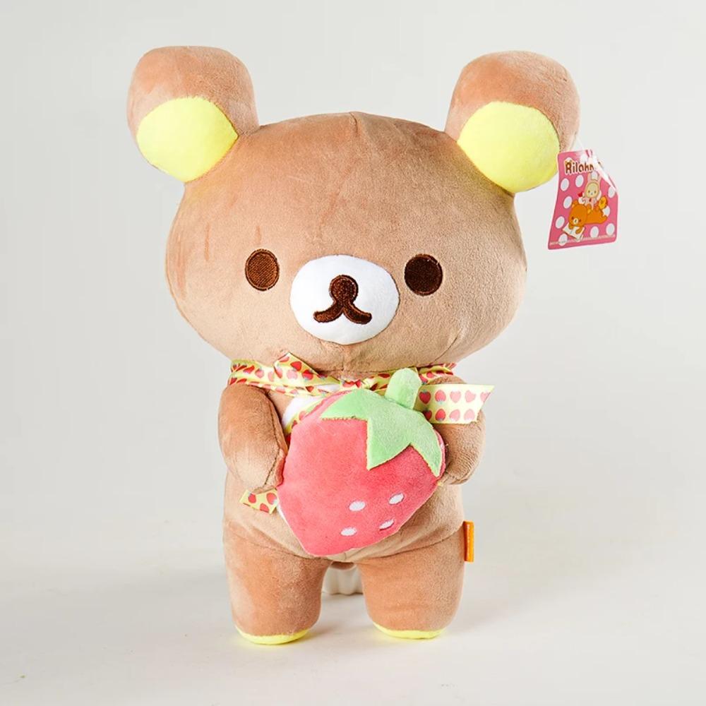 Rilakkuma Plyšová kolekce Medvídek Peluche Roztomilý Anime Medvěd Vyplněná Panenka Kawaii Dekorace Místnosti Měkké Narozeninové Vánoční Dárky