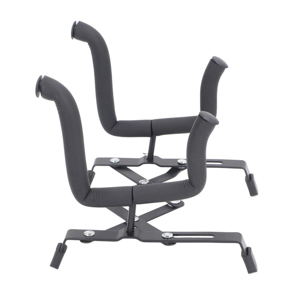 Floor Foldable Violin Stand Metal and Sponge H Shape Portable Retractable Ukulele Stand