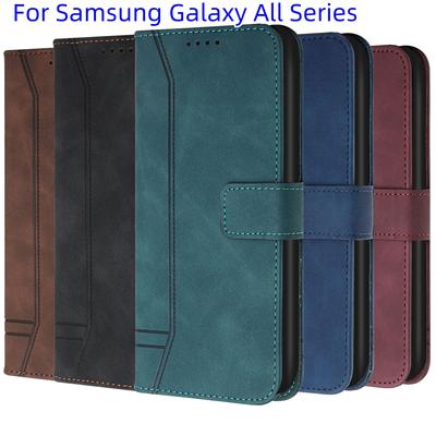 Für Samsung Galaxy All Series-Modelle Luxus-Flip-Stand-Mappen-Handytasche Ledertasche mit Karte