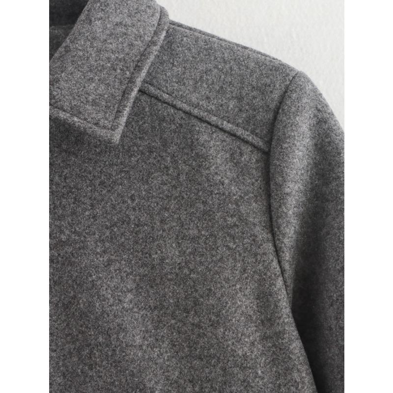 DAFIFY Dámská móda Ležérní Jednobarevný potisk Podzim Zima Dlouhý rukáv POLO Bundy a kabáty