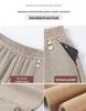 Women's High-Waisted Plus Size Woolen Pants – Warm, Elastic, Fashionable for Autumn & Winter