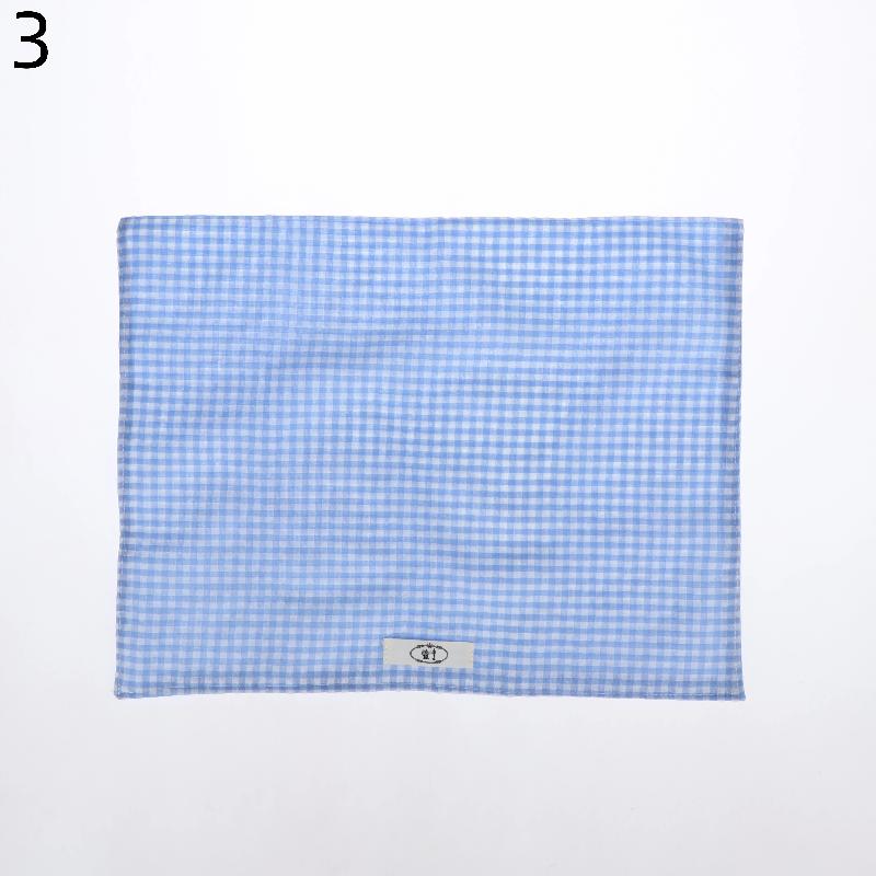 Cotton Plaid Decorative Placemat Heat Insulated Coaster for Rustic Wedding Table Setting Cushion Pad