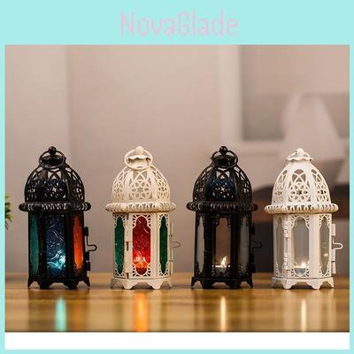 Sophisticated Moroccan Glass And Iron Candle Holder Versatile For Graduations Parties And Holidays