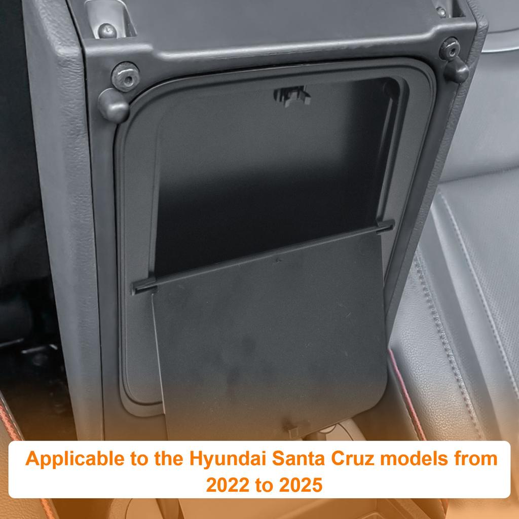 Armrest Hidden Box Tray for 2025 2025 2025 Hyundai Santa Cruz Middle Car Center Console Organizer Interior Hidden Storage Box