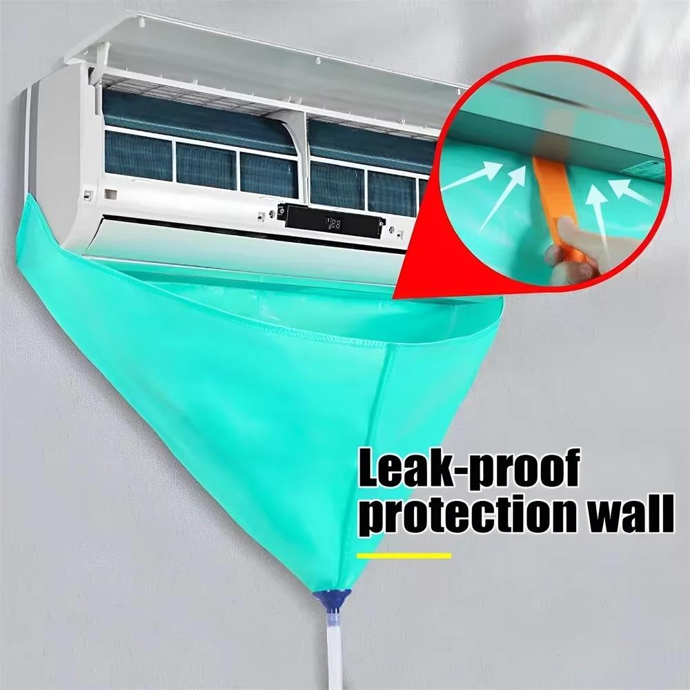 Leak-proof Air Conditioner Clean Cover Thickened PVC Drain Air Conditioner Cleaning Kit Waterproof with Drain Pipe