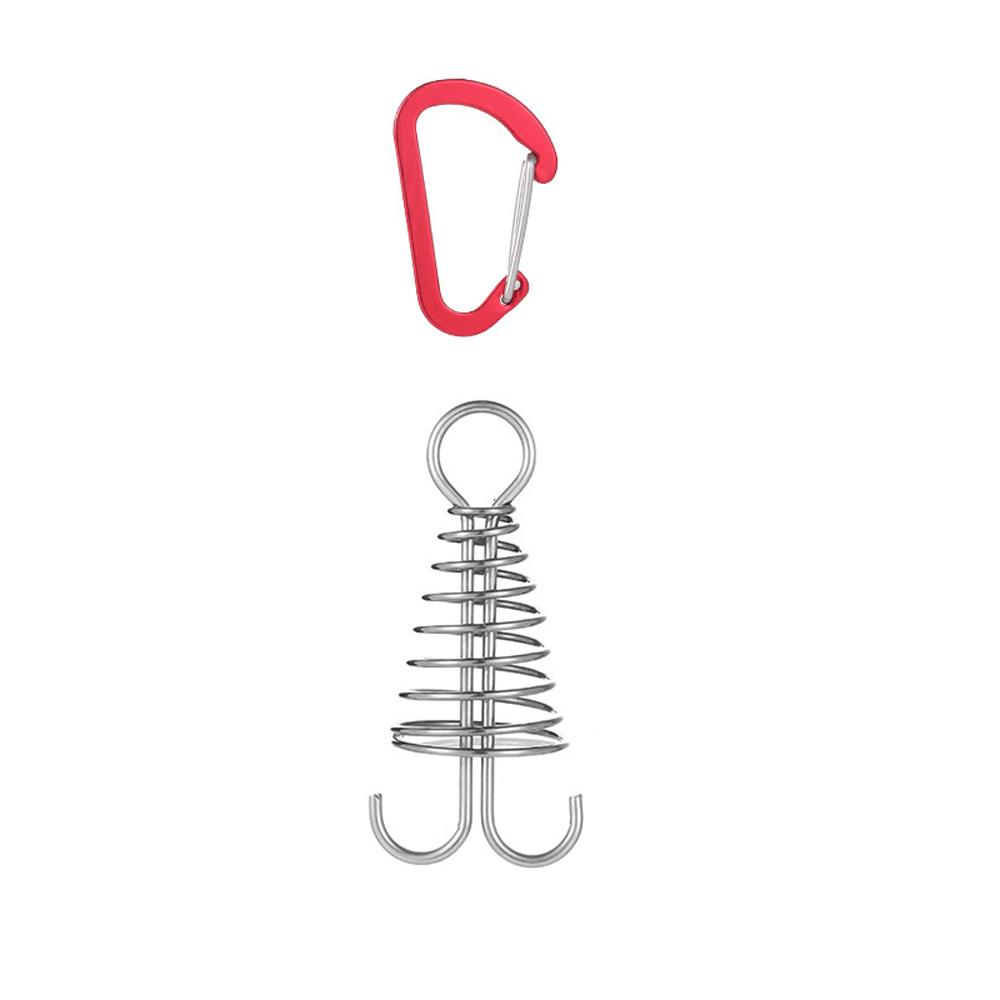 Открытый Кемпинг Осьминог Веревка Пряжка Кемпинг Палуба Гвоздь Фиксированная Палатка Веревка Пряжка Весенний Ветер Веревка Крюк красный