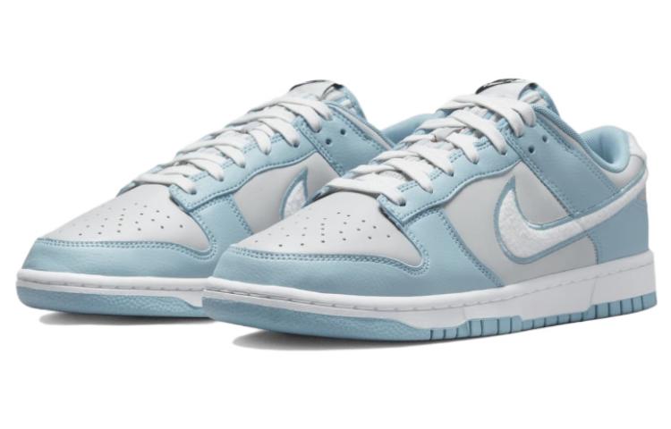 Nike Dunk Low 'Fleece Swoosh Light Blue' FB1871-011