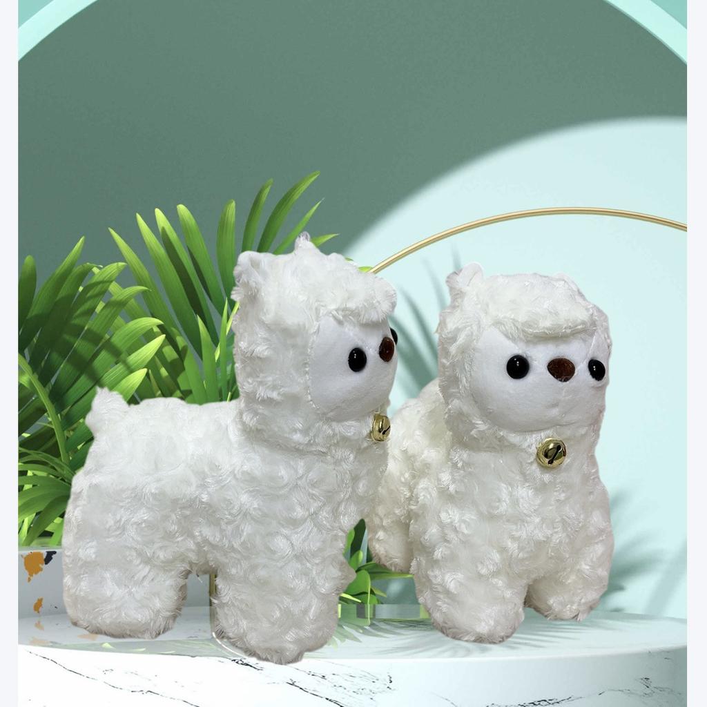 Plush Toy Doll New Super Cute Simulation Lamb Doll Alpaca Ornament Birthday Gift Grab Machine Doll
