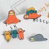 Animal Sloth Colorful Brooch Cute Cartoon Enamel Pin Perfect For Trendy Accessories Fashion