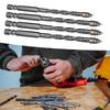 6/8/10/12mm Four Edge Saw Tooth Eccentric Drill Bit Serrated Eccentric Drill Bit Multifunction High Hardness Tool