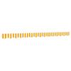 Yellow and White Striped Awning Valance 3.5 m