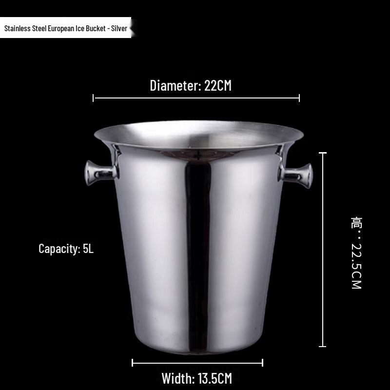 

Stainless Steel Tiger Head Ice & Champagne Bucket