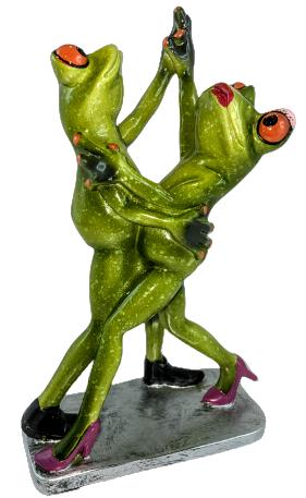 Dancing Frog Figurine