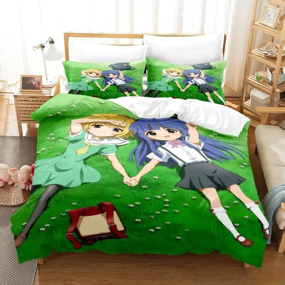 3D Print Anime Higurashi when they cry Bedding Set Single Twin Full Queen King Size Bed Set Adult Kid Bedroom Duvet cover Sets