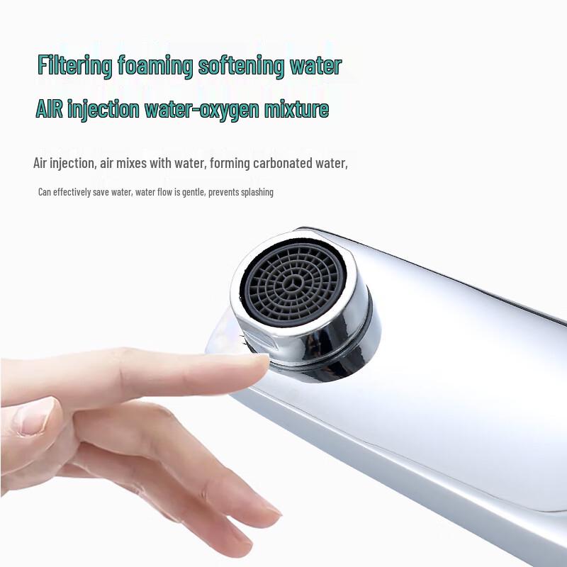 Deer Bathroom Sink Single-Hole Hot & Cold Faucet