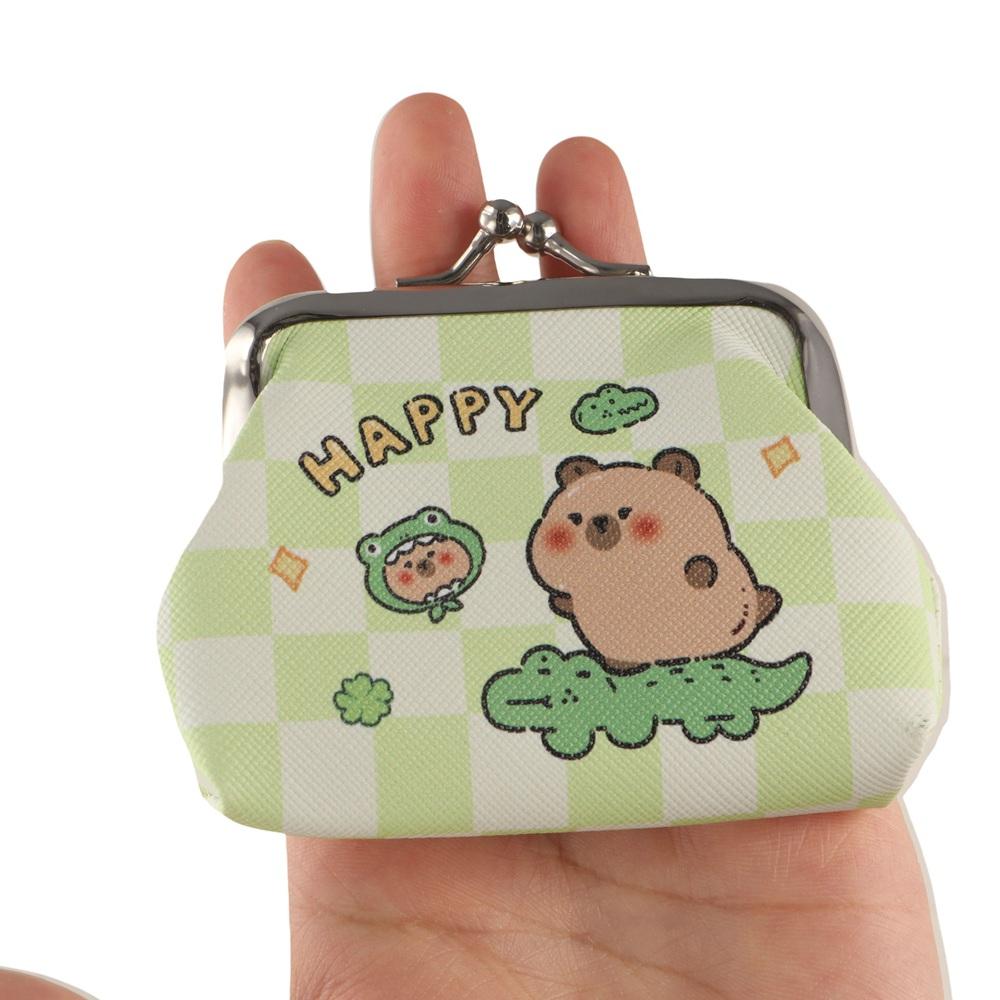 

Card Holder Cartoon Wallet PU Leather Capybara Coin Purse Fashion Outdoor style 3