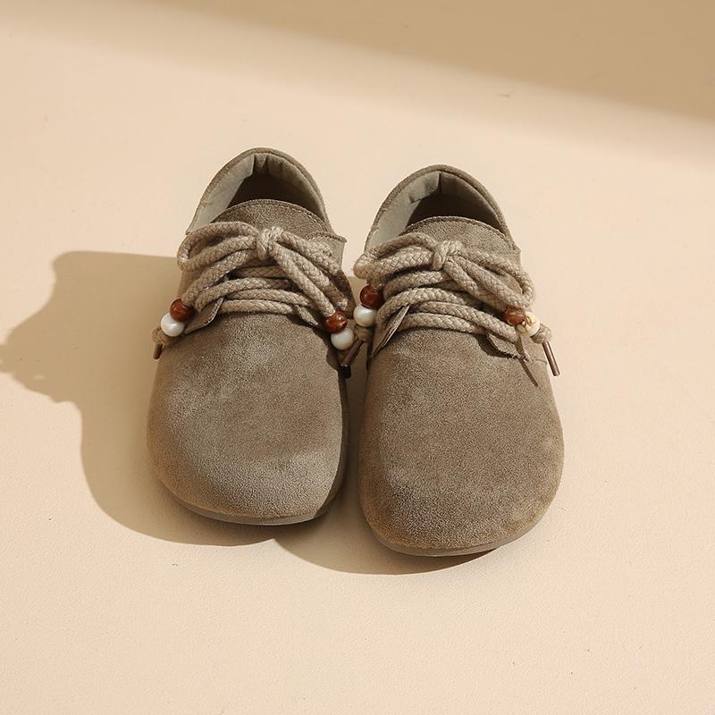 Flat All-Inclusive Women's Single Shoes 2025 New Autumn Retro