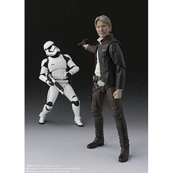 TAMASHII NATIONS S.H. Figuarts Star Wars Han Solo (STAR Force Awakens) PVC ABS Painted Movable Figure