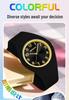 Sanda Unisex Korean Style Waterproof Quartz Watch - Simple Fresh Silicone Student Wristwatch