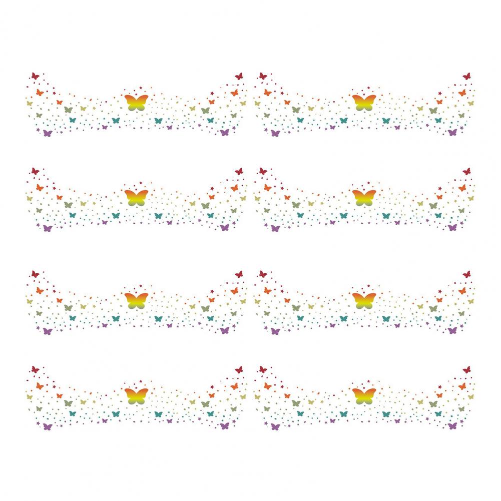 Радужный фестиваль наклейки на лицо Металлические веснушки Наклейки в виде сердечек Водостойкие временные татуировки для вечеринок фестивалей фотобудок