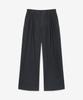 TNGT [Set] Kinoshita Collarless Jacket & Maxi-Wide Pants (Grey) 0Tpa6E007G2