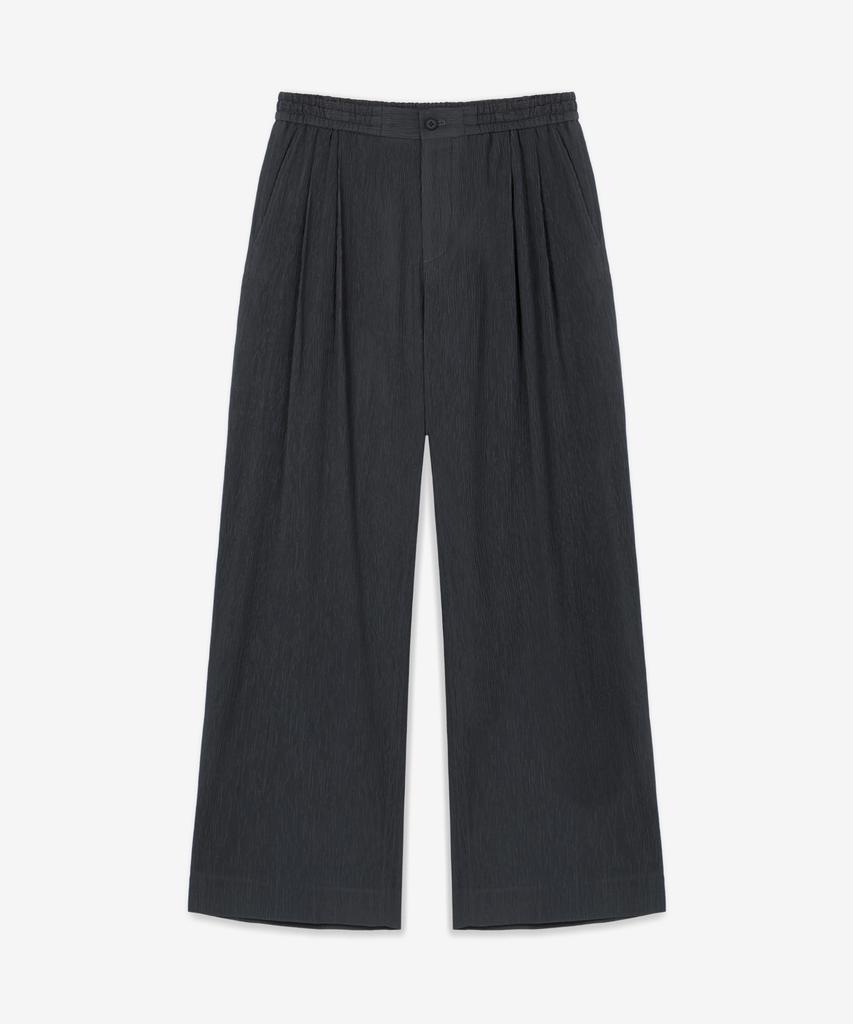TNGT [Set] Kinoshita Collarless Jacket & Maxi-Wide Pants (Grey) 0Tpa6E007G2