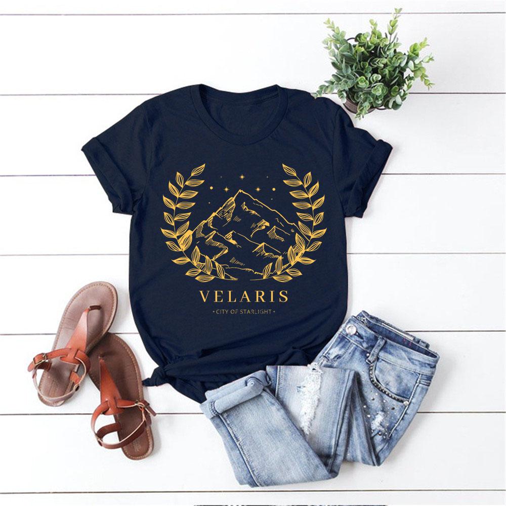 2025 Velaris Tshirt Night Court fourth wing Sarah J Maas Acotar Shirt Throne of Glass SJM Book Lover Shirts Bookish Fans GIFT