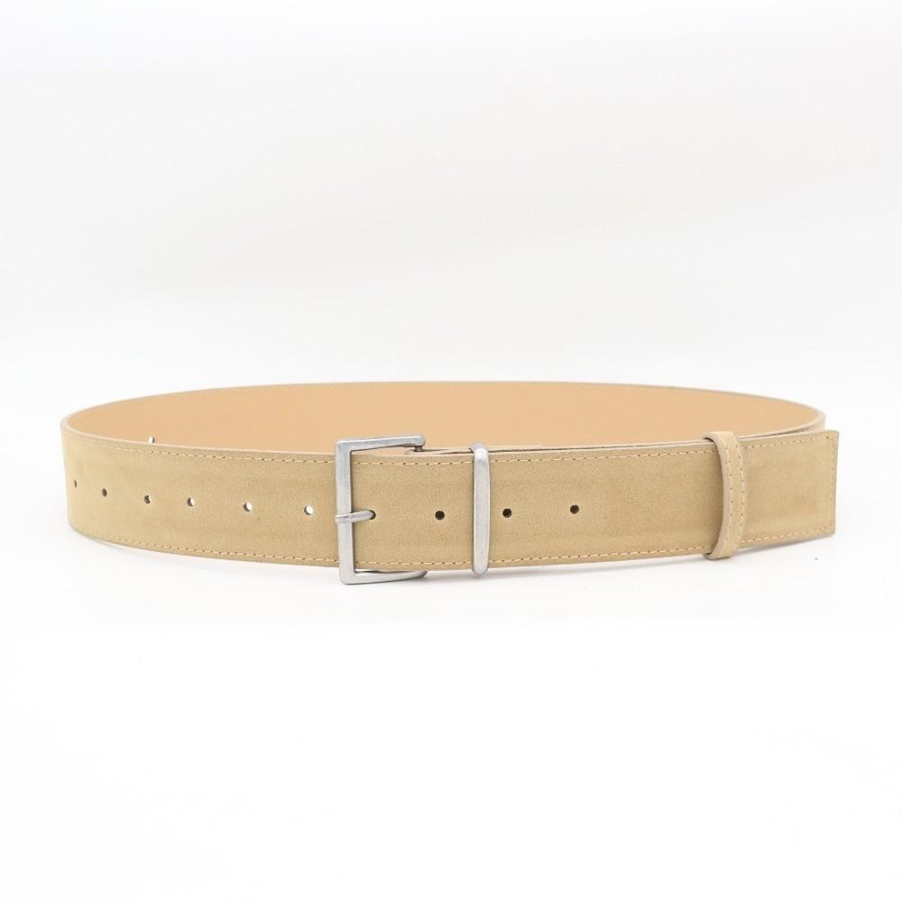 Luxury Design Women Waist Belt Versatile Wide Waistband Suede Leather Belt  Coat Skirt Decoration