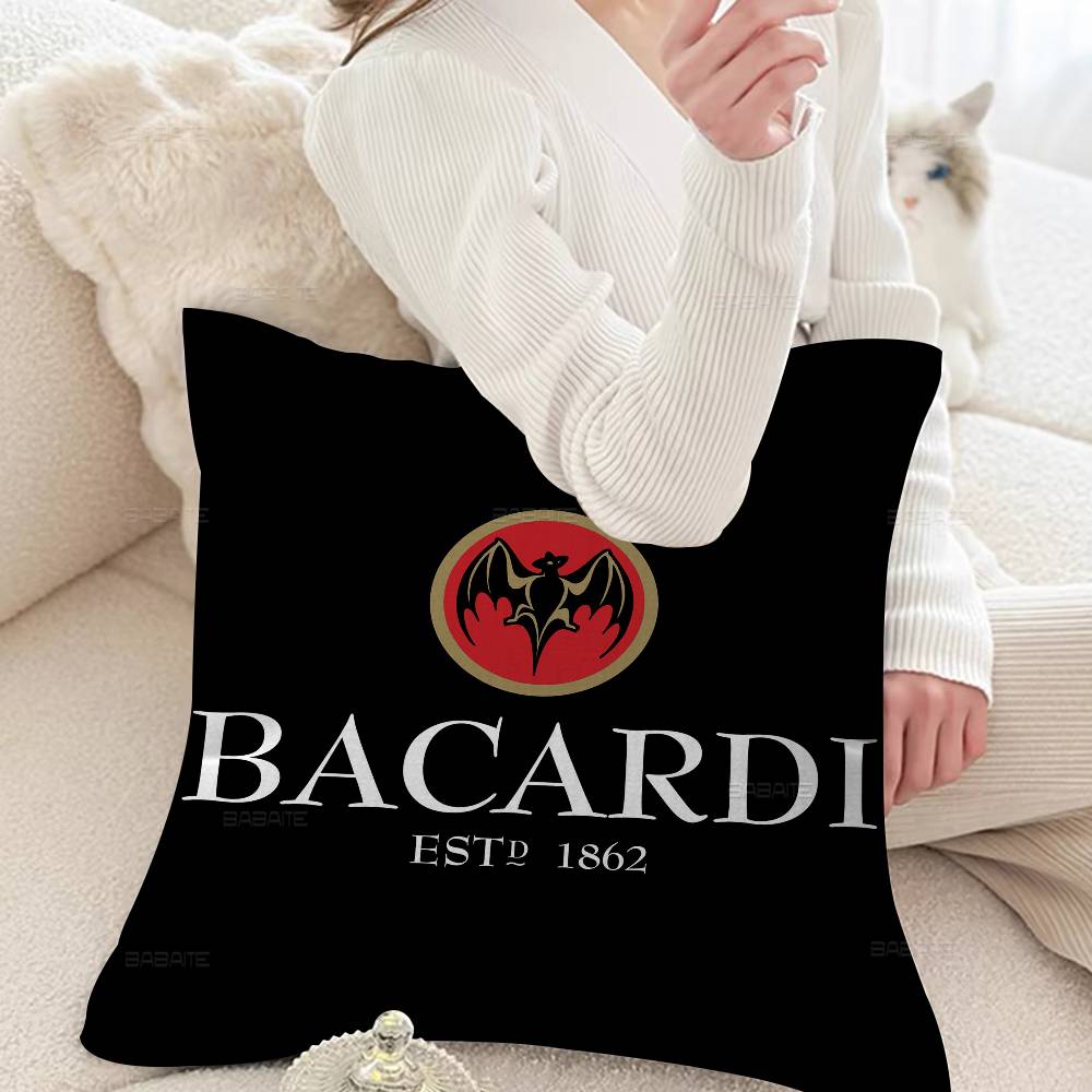 B-Bacardi Rum Vampire Bat Lucky Dragon pillow cover sofa cushion cover home room decoration children gift