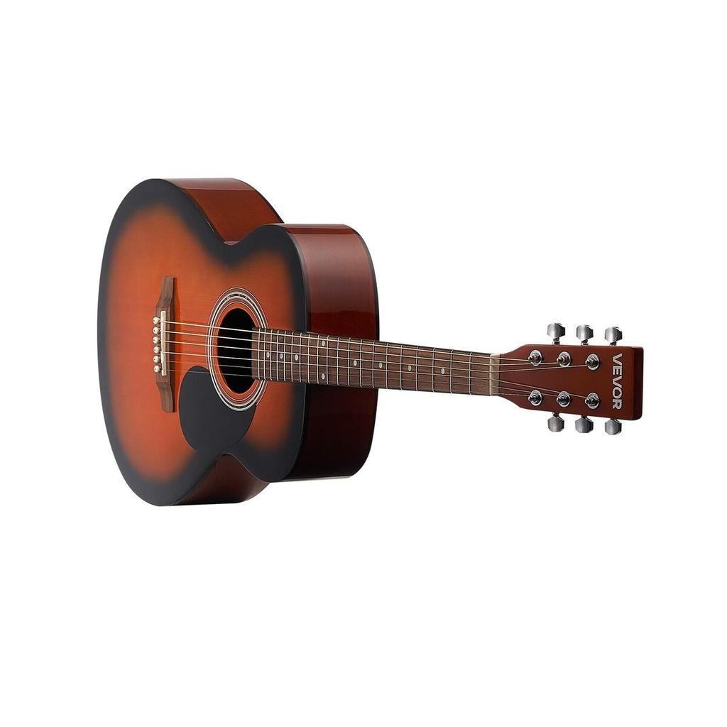 40 Zoll Dreadnought Akustikgitarre Anfänger-Bundle Gigbag Erwachsener Sunburst