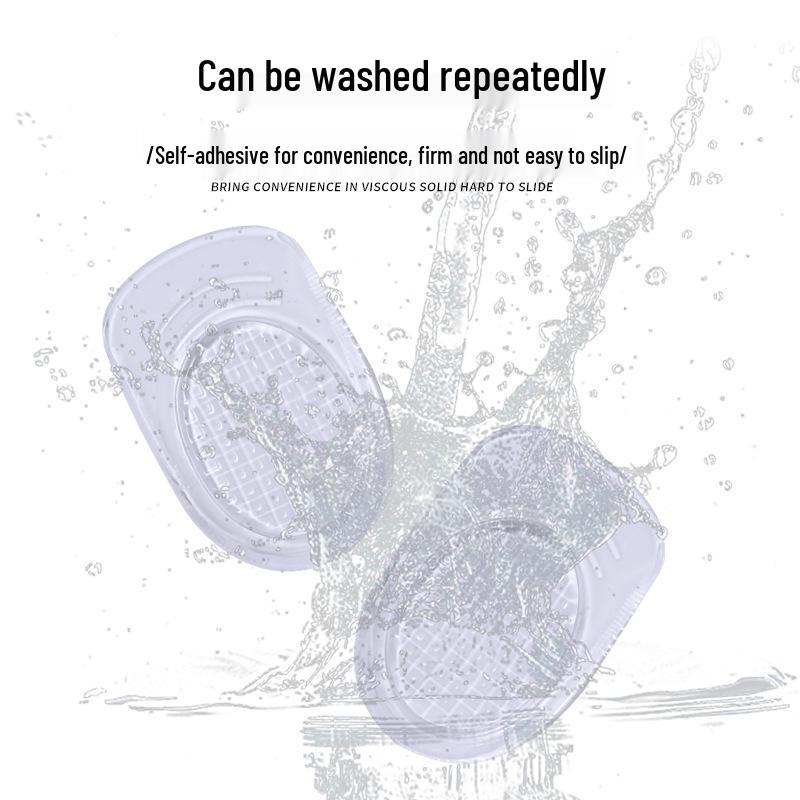 Invisible Height-Boosting Anti-Slip Heel Pads with High Elasticity and Shock Absorption