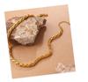 Gold & Silver Two-Tone Metal Chain Jewelry for Retro Style, Daily Wear & Dating