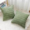Soft Throw Pillow Covers Knitting Fur Solid Color Sofa Cushion Cover Waist Pillow Case Pillow Case Protector Office Sofa